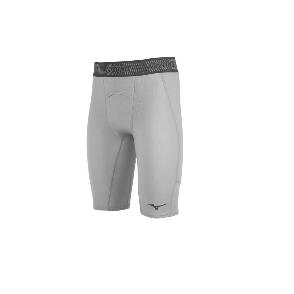 Mizuno Men's Aero Vent Padded Sliding Shorts Grey (350702-CVO)